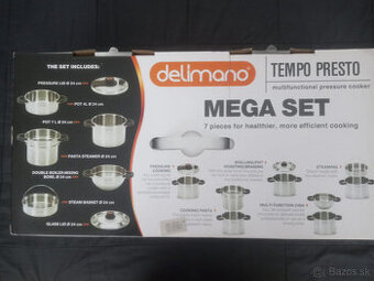 Predám tlakový hrniec DELIMANO TEMPO PRESTO - sada