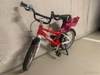 Woom 3 s blatníkmi a stojanom - ultraľahký detský bicykel