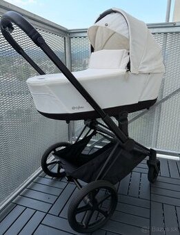 CYBEX Priam 4.0 Matt Black Off White Plati