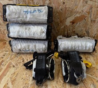 VW PASSAT B6/B7/CC, airbagova sada, pyropasy, airbag