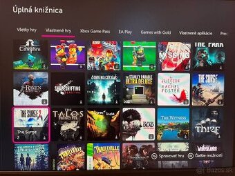 Predám rozsiahlu zbierku hier pre Xbox