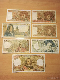 Bankovky Francúzsko z rokov 1971-1983