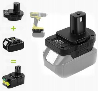 ADAPTÉR NA BATÉRIU MAKITA PRE ZARIADENIE RYOBI