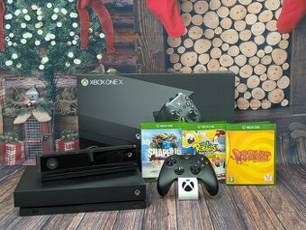 Xbox One X 1TB, Kinect, 1 ovládač, 3 pohybové hry