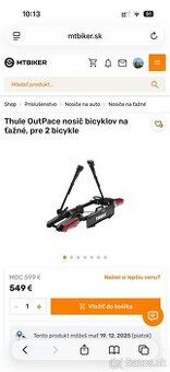 Thule outpace 2 novy e-bike nosic