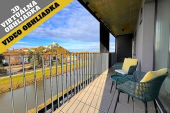 Veľký 4izb balkón, parkovanie, klimatizácia, Promenada Nitra