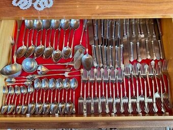 Strieborny set priborov Berndorf Alpacca