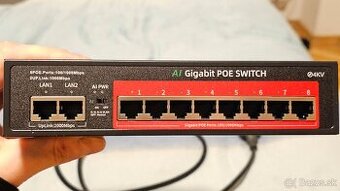 POE Gigabit Switch GPS208 – 8× POE + 2× Uplink, 120 W, Cloud