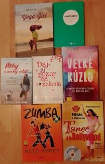 Knihy-joga, tanec, sústredenie a iné