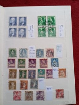 Album známok Švajčiarsko a Francúzsko.