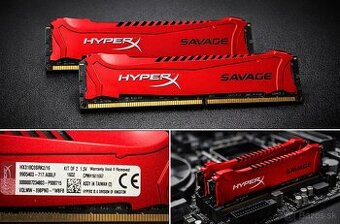 🔥 16GB (2x8GB) HyperX Savage DDR3 1866MHz CL9 – TOP STAV 🔥