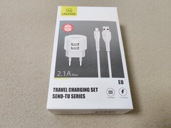 Preedám novú nabíjačku s káblom usb micro usb.