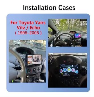 Toyota Yaris Verso Android rádio