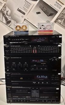 Zostava TECHNICS =X= tuner,equalizer,zosilnovac,CD,deck= M01