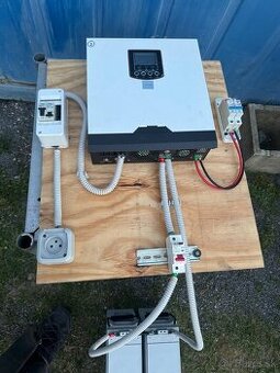 Elektrina na chatu 24V 3kW – batérie + invertor set