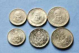 euromince centy 1+2+5cent 2.časť