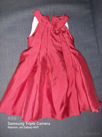 Predám červené šaty, značka Mayoral, veľkosť 110