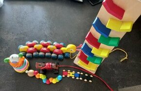 Drevene Montessori hracky 5ks - 1
