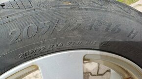 Hlinikové disky Dezent + zimné pneu Matador 205/55 R16