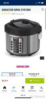 Ryžovar Sencor Rice cooker SRM 3150SS