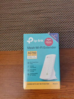 Wi-Fi extender TP-Link RE200 AC750 (RE200) biely NOVY