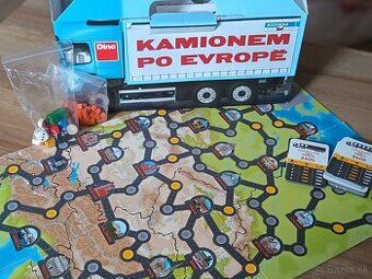 Spoločenská hra kamionem po Evrope