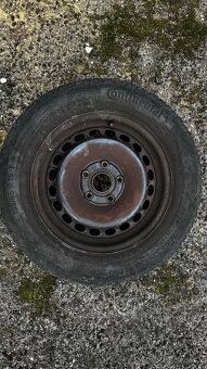 Predám 15" plechové disky 6Jx15H2 ET57 aj s pneu.