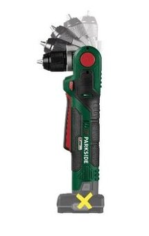 Aku uhlový vŕtací skrutkovač 12 V PWBSA 12 B2 - bez akumulát