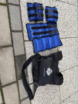 Zatazova vesta + záťaž na ruky a nohy