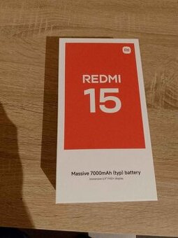 Nový Xiaomi Redmi 15 6GB/128GB Midnight Black(Open box)