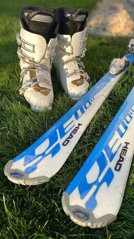 Predám dámske lyže HEAD, palice a lyžiarky