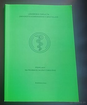 Podklady na prijímacie skúšky z biológie