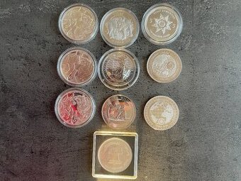 investičné strieborné mince 1oz