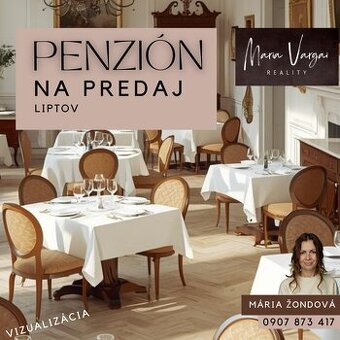 Penzión na predaj Liptov, reštaurácia a kongresová sála