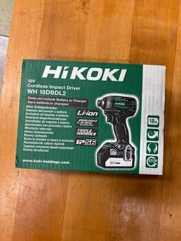 Rázový uťahovák/skrutkovač HIKOKI WH18DBDL2