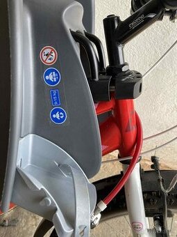 Detská sedačka na bycikel