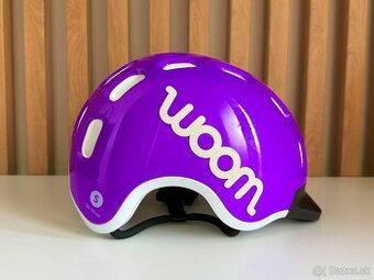 Detská prilba WOOM, fialová, veľkosť S (50-53 cm) – ako nová