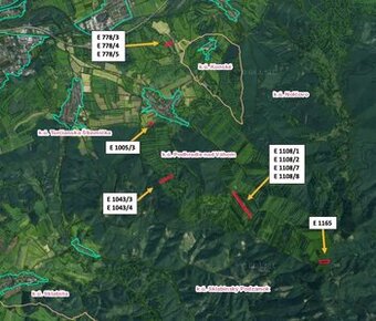 Podhradie (MT) – 19.000 m2 ORNÁ PÔDA a LES v komasácii