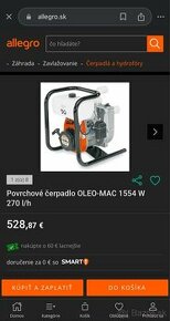 Motorové čerpadlo OLEO Mac SA 30 TL