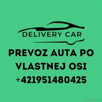 Prevoz autá po vlastnej osi