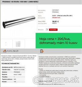 Nerezový komín