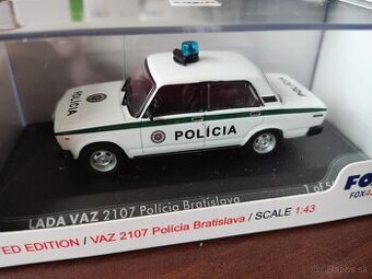 Lada Vaz 2107 Policia Bratislava 1:43