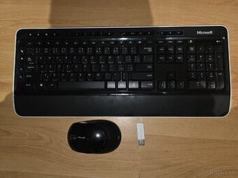 AKTUALIZOVANÉ Microsoft Wireless Desktop 3050 + myš