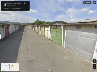 ZREKONŠTRUOVANÁ GARÁŽ na prenájom v Novej Dubnici