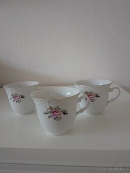 šálky celá sada Czechoslovakia