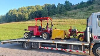 Kosenie svahov a lúk horskou kosačkou MT8