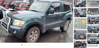 Mitsubishi Pajero 3.2 DI-D 2004 predám TRYSKY, ČERPADLO, MOT