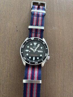 SEIKO SKX007 + military strap