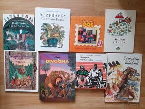 DETSKÁ LITERATÚRA  - DIVOČINA, VERNE  A  INÉ