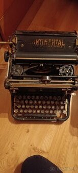 Starožitný písací stroj Continental